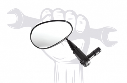 Montage van een fietsspiegel