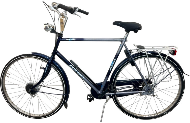 Herenfiets Azor Jepsey 28"/60cm/Grijs-blauw