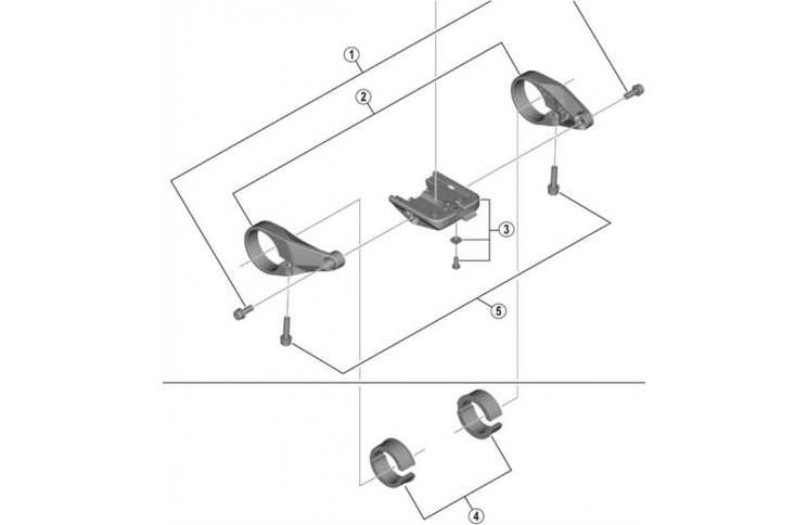 Shimano Steps SC-E6100 Display Holder