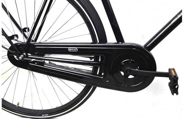 Man`s bike On The Road