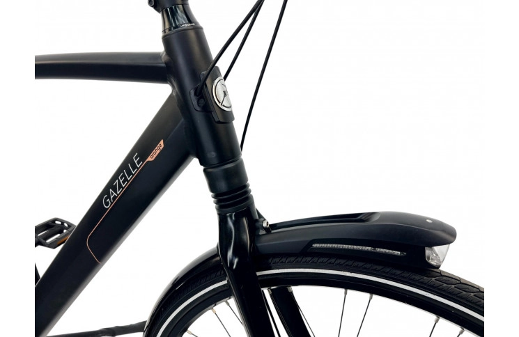 Herenfiets Gazelle Orange m/al/sity/black/28/57