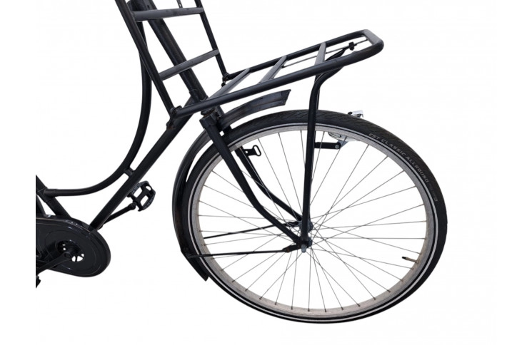 Damesfiets Black Oma 28"/56cm/zwart/transport