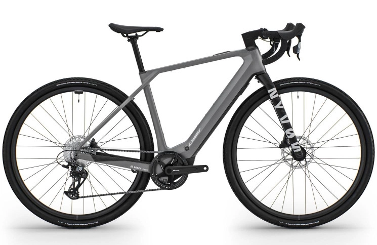 CONWAY Electric allroad Nyvon 9.0 28"/54cm-XL/12/graphitegrey matt - silver matt/02830118