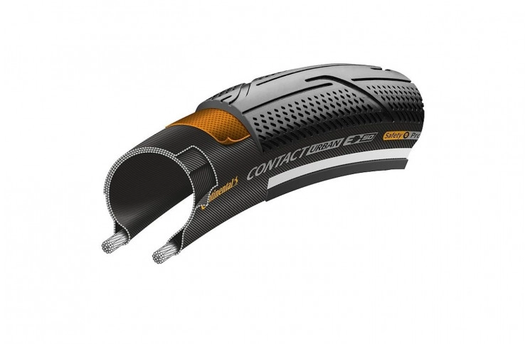 Continental Contact Urban 28 x 1.60" / 42-622 mm tire - black with reflection