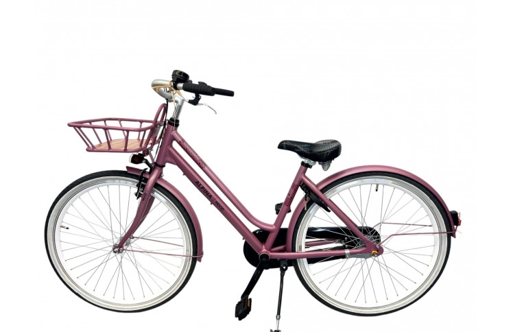 Damesfiets Alpina Mood 26" 42cm donkerpaars mat