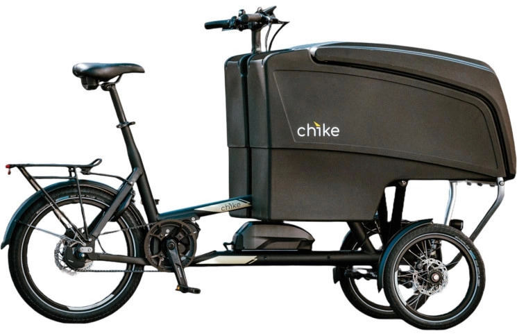 chike Elektrische cargofiets e-Cargo Pro №1 16"-20"/50cm/5/schwarz - zand mat/02301018