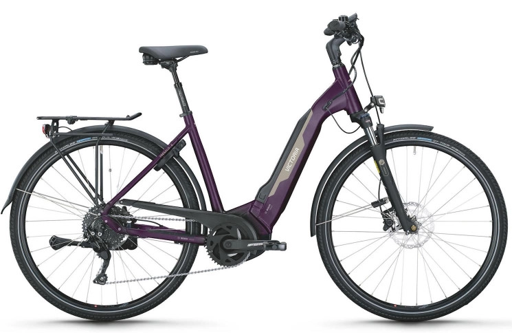 VICTORIA Elektrische trekkingfiets Tresalo 6 №1 28"/44cm-XS/10/vlinderpaars/02920680