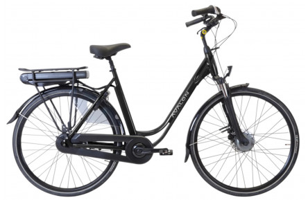 Damesfiets Avalon E-City N7 28"/49cm/Black/36V 12Ah 432Wh