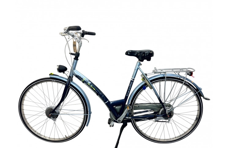 Woman's bicycle Gazelle J4F W/st/blauw/28/stad/f57