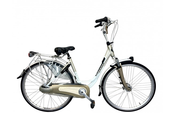 Woman's bicycle Gazelle Orange Plus D/al/grijs-wit/28/stad/f46cm