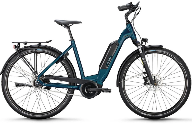 VICTORIA Electric trekking bike Cysalo 7 №2 28"/48cm-S/8/lapis blue matt/02921029