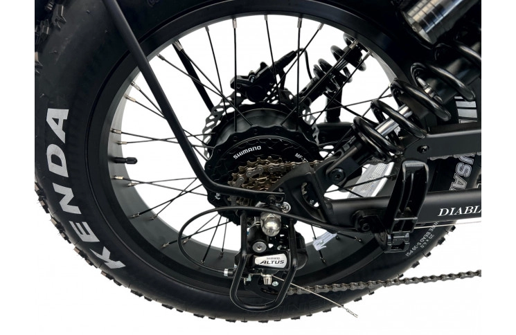 E-BIKE DIABLO COOPER 20"/mat-zwart/15Ah 48V 720Wh