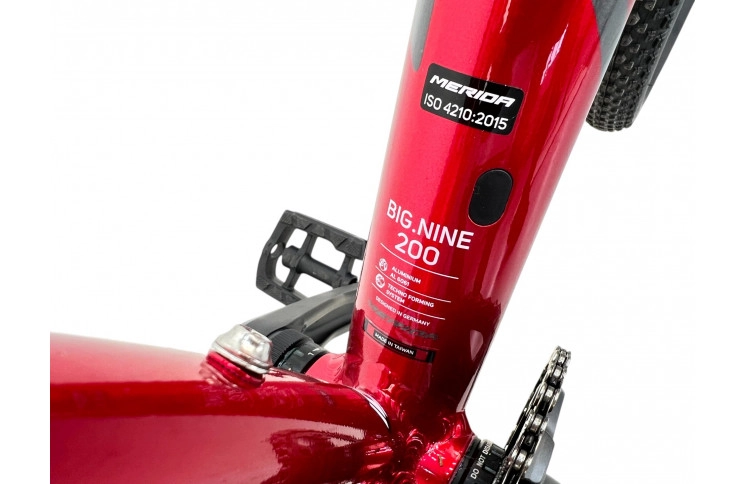Merida BIG NINE 200 29"/47cm/10ver/Rood/2024/A62411A01326