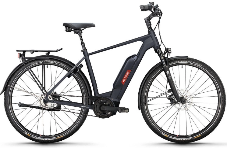 VICTORIA Electric trekking bike CYSALO 13 №1 28"/48cm/7/bat black/02920050