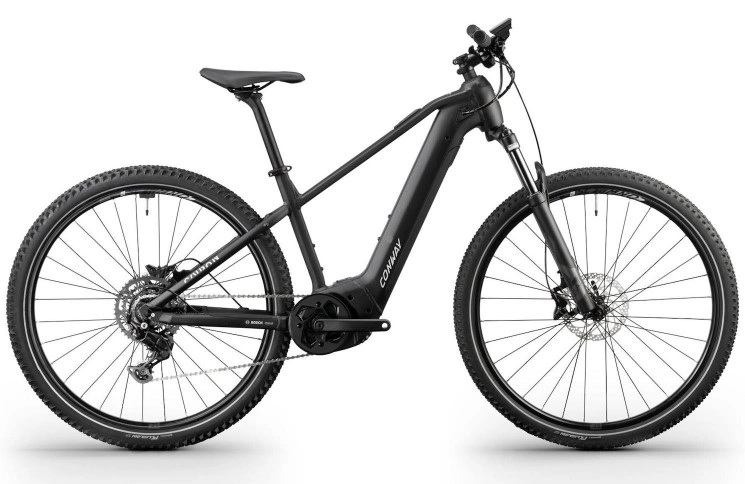 CONWAY Elektrische MTB Hardtail Cairon S 1.0 №1 29"/53cm-XL/9/zwart mat - lichtgrijs mat/02811063
