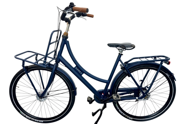 Damesfiets Avalon Cargo 28/56cm/blauw