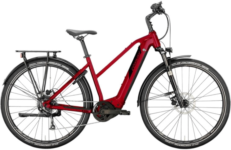 CONWAY Electric trekking bike Cairon T 2.0 625 28"/50cm-L/9/red metallic - black metallic/02898070