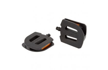 Pedaalset 9/16" Ergotec EP-S met EP-lagers 105 x 100 mm - zwart