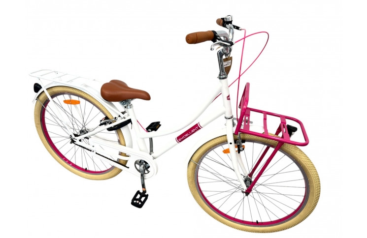 Meisjesfiets Volare Excellent 26"/36 cm/Wit/26136