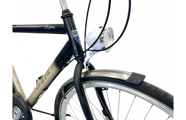 Herenfiets RIH Sigma 28" 57 cm brons-zwart 