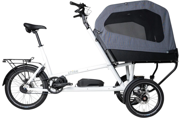 chike Electric cargo bike 16"-20"/50cm/5/kristalwit/02300394