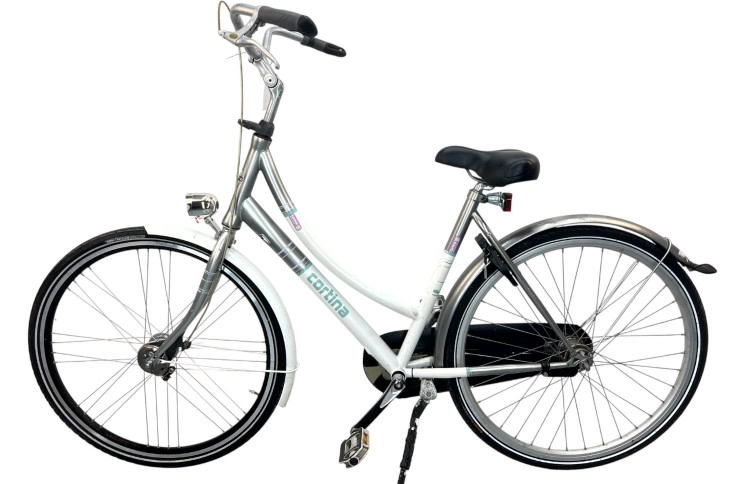 Damesfiets Cortina U2 28"/53cm/Wit-grijs