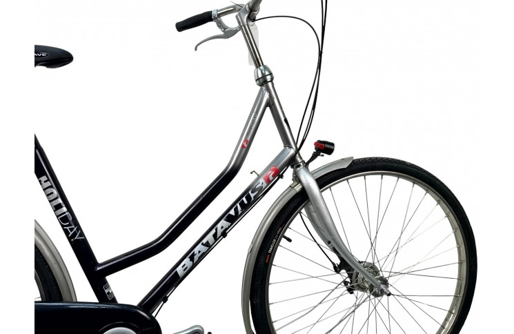 Damesfiets Batavus Holliday 28"/54cm/zwart-grijs
