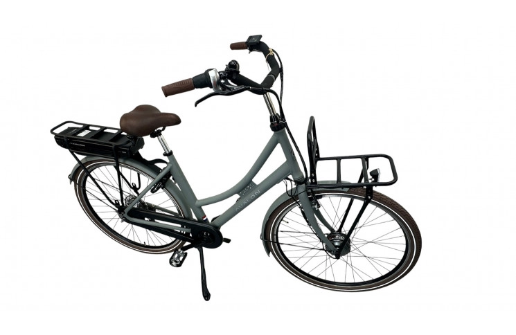 Damesfiets Avalon E-Cargo N7 28"/50cm/Grijs/36V 15Ah 540Wh