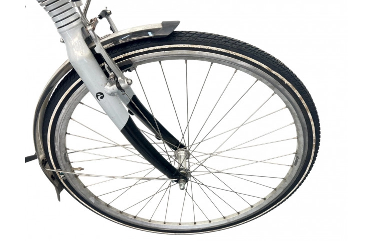 Woman's bicycle Batavus Fuego w/silver/sity/al/28/53