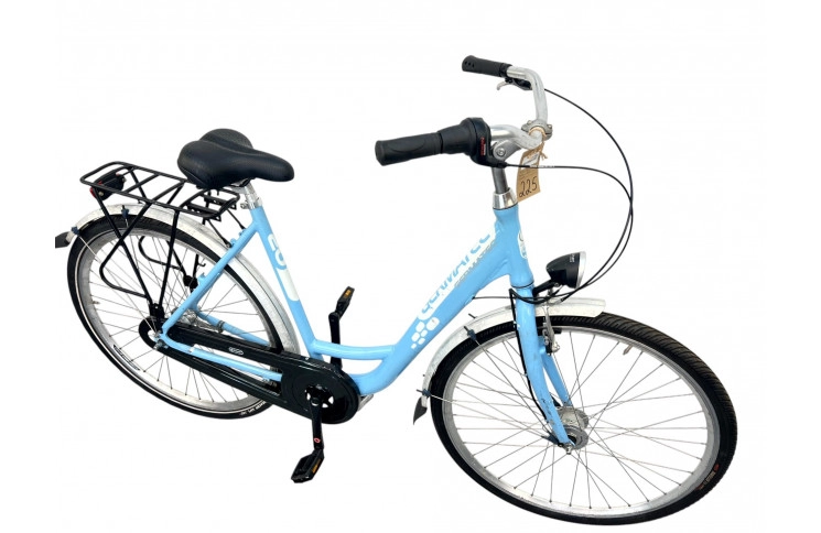 Damesfiets Germatec 28" 55 cm hemelsblauw