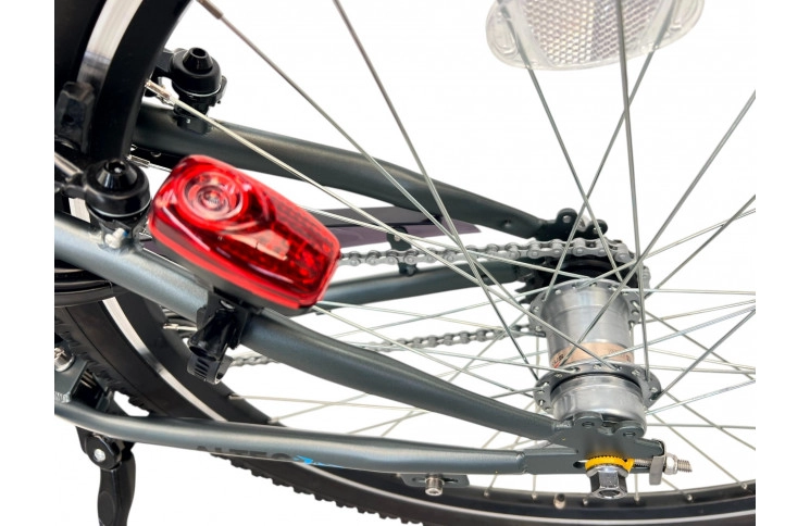 Jongensfiets Altec Attack 26" 33cm MTB N-3 Antraciet-Blue