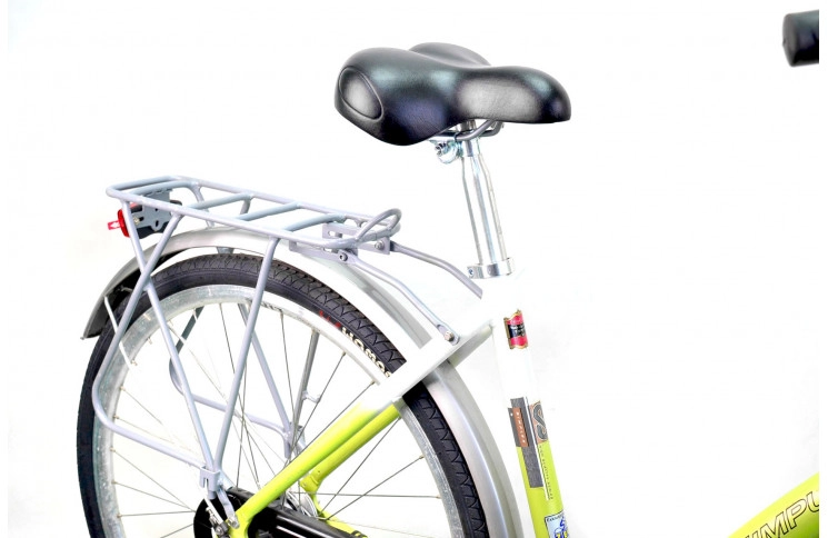 Damesfiets Simplex Lucca 28" 50 cm wit/groen