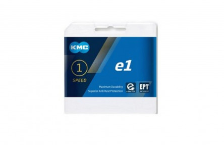 KMC E1 ketting EPT smal 1/2x3/32, anti roest, single speed
