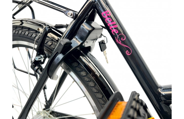 Damesfiets Altec Belle 26"/40 cm/Zwarte Zalm/25842