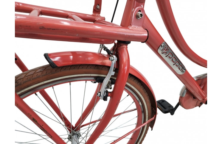 Damesfiets Popal 24"/40cm/transport/rood