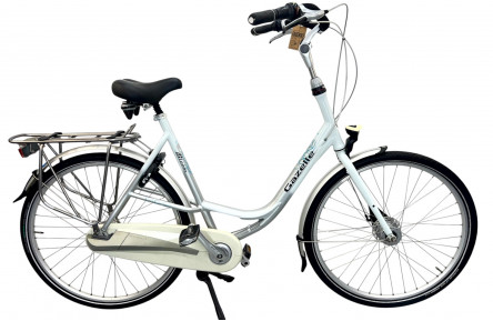 Damesfiets Gazelle Bloom 28"/61cm/grijs-wit