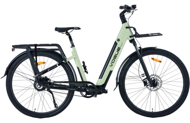 VOGUE E-BIKE MILO 28"/47cm/Mat-lelie-groen/36V 13Ah 468Wh