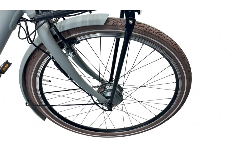 Damesfiets Avalon E-Cargo N7 28"/50cm/Grijs/36V 15Ah 540Wh