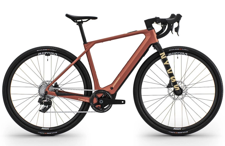 CONWAY Elektrische allroad Nyvon 12.0 28"/48cm-M/12/roestrood mat - terra mat/02830102