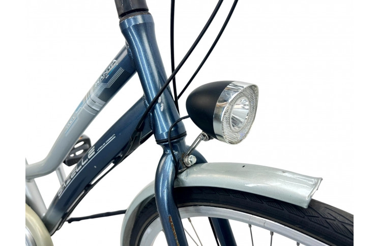 Woman's bicycle Gazelle Xanta W/al/grijs-blauw/28/stad/f53