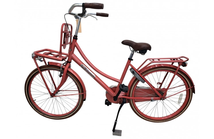 Damesfiets Popal 24"/40cm/transport/rood