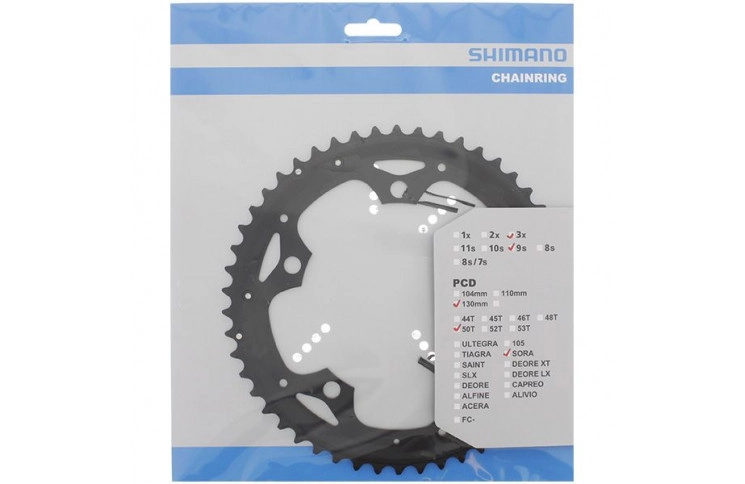 Kettingblad 50T Shimano Sora FC-3503 50T-D - zwart