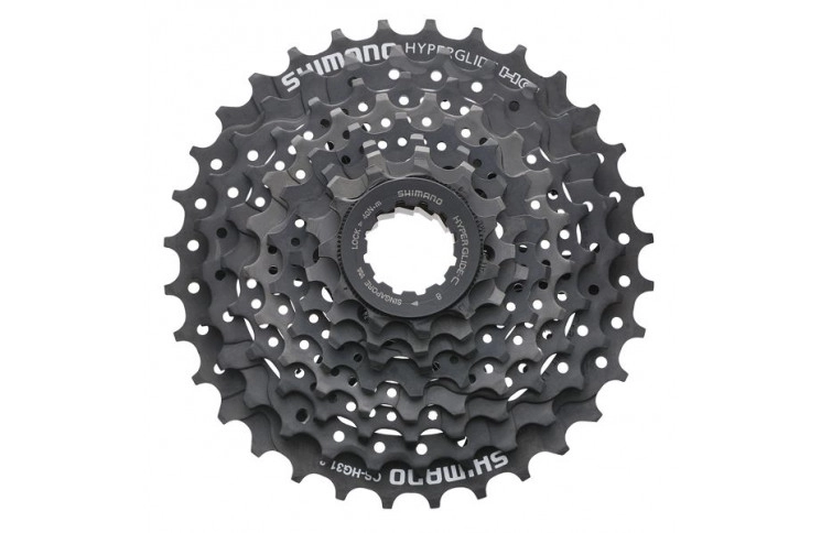 Cassette 8 speed Shimano Altus HG31 11-34T - zwart