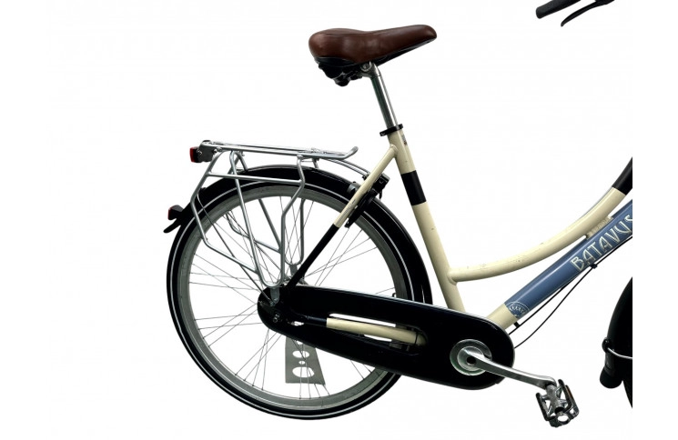Damesfiets Batavus Lyng 28"/56cm/Blauw-zwart-wit