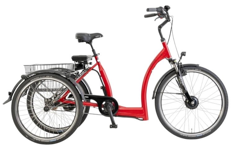 pfautec Elektrische shoppingfiets Vida FM №1 26"-24"/Onesize/7/robinrood mat/02090068