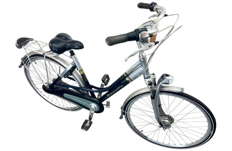 Damesfiets Gazelle Davos 28"/49cm/Blauw-grijs