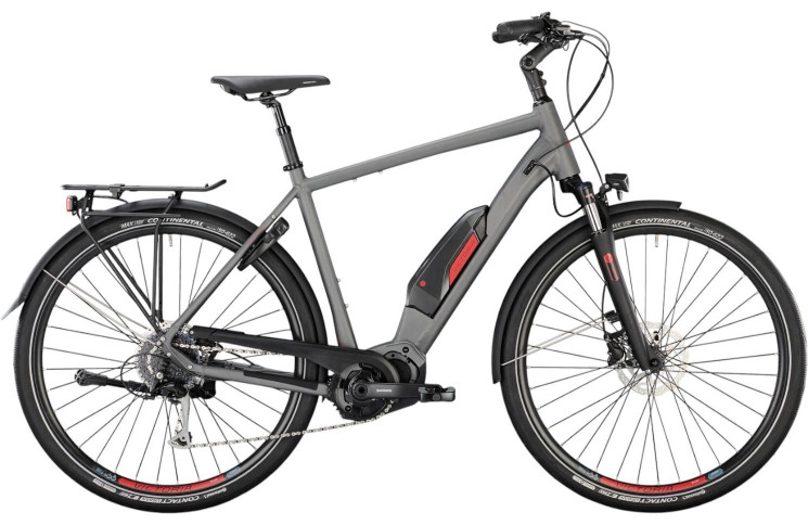 VICTORIA Elektrische trekkingfiets eTouring 6.4 28"/50cm-S/9/carbonietgrijs mat/02977551