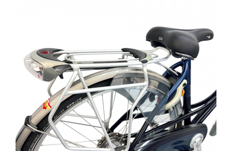 Woman's bicycle Gazelle Davos w/al/blue/28/sity/f50cm