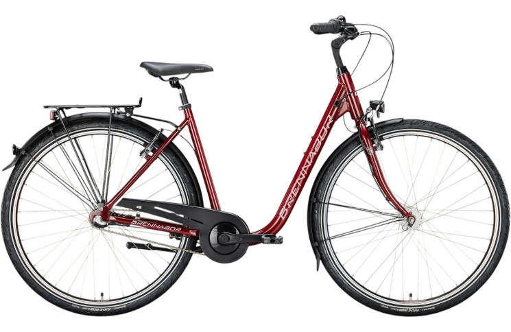 BRENNABOR City bike C-20 28"/55cm-L/3/night red - rose/02506582