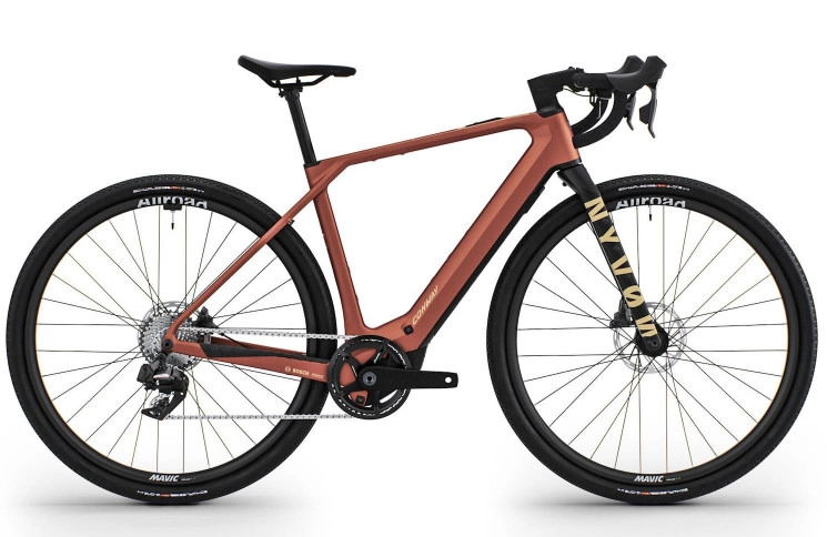 CONWAY Elektrische allroad Nyvon 12.0 28"/51cm-L/12/roestrood mat - terra mat/02830103